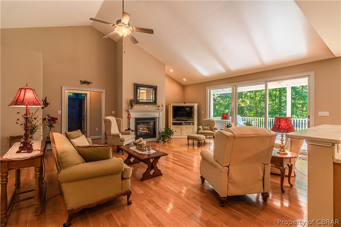 471 Woodbrook Road Lancaster, VA 22503 - Photo 14 of 47 Gas Log Fireplace in Great Room.