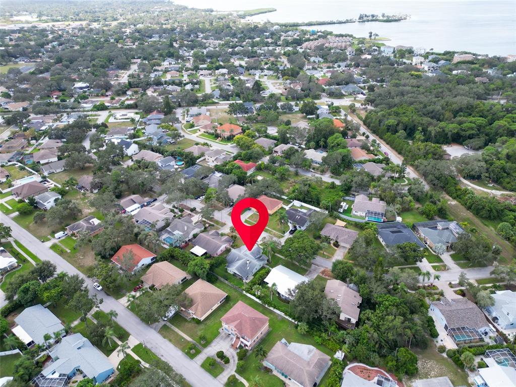 640 Kenneth Way Tarpon Springs, FL 34689 - Photo 69 of 84 an aerial view of residential houses with outdoor space