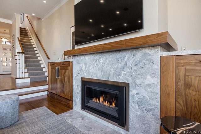 a view of a chairs and table on the deck