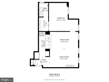 $385,000 | 1300 Massachusetts Avenue Northwest, Unit 303, Washington, DC 20005