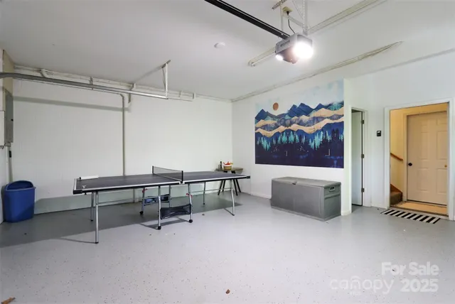 a bedroom with furniture