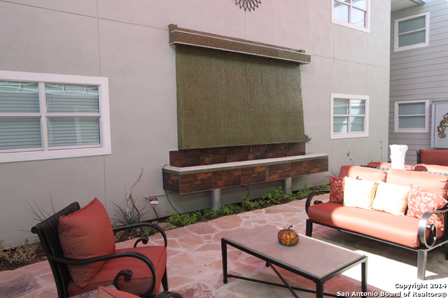 a outdoor space with a couch