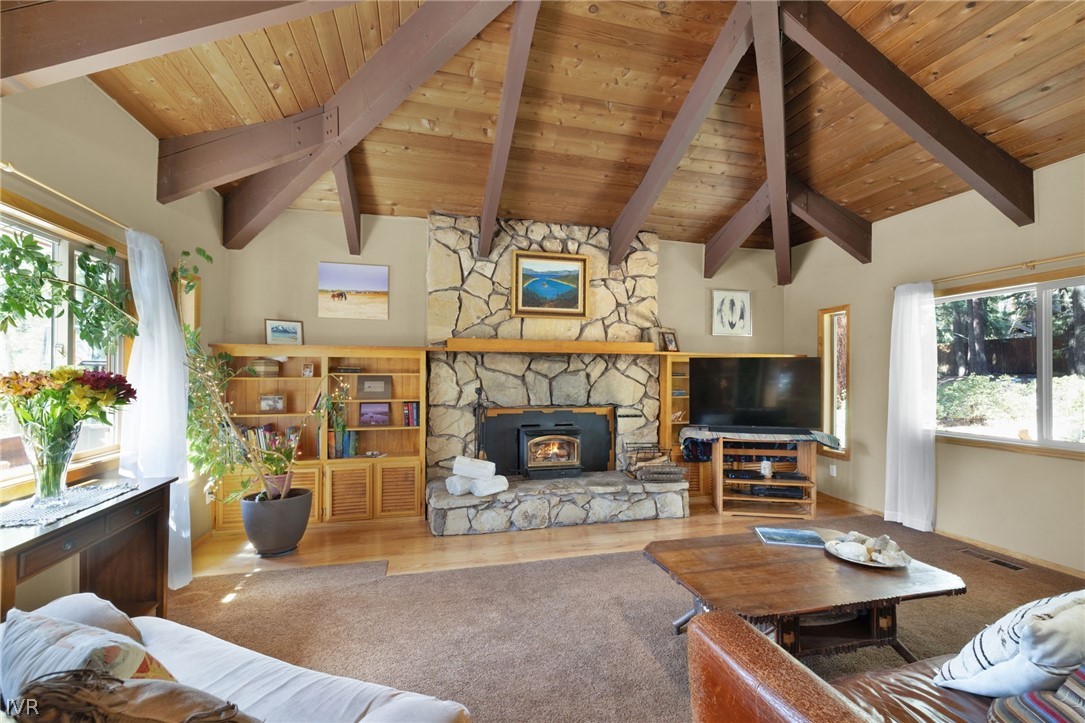595 Lucille Drive Incline Village, NV 89451 - Photo 7 of 38 Note the beamed ceiling , MOUNTAIN BOHO
