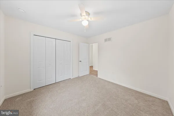 a view of an empty room