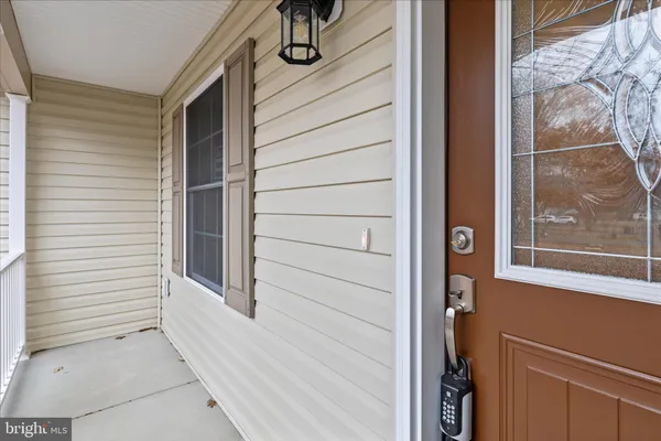 a view of front door of a house