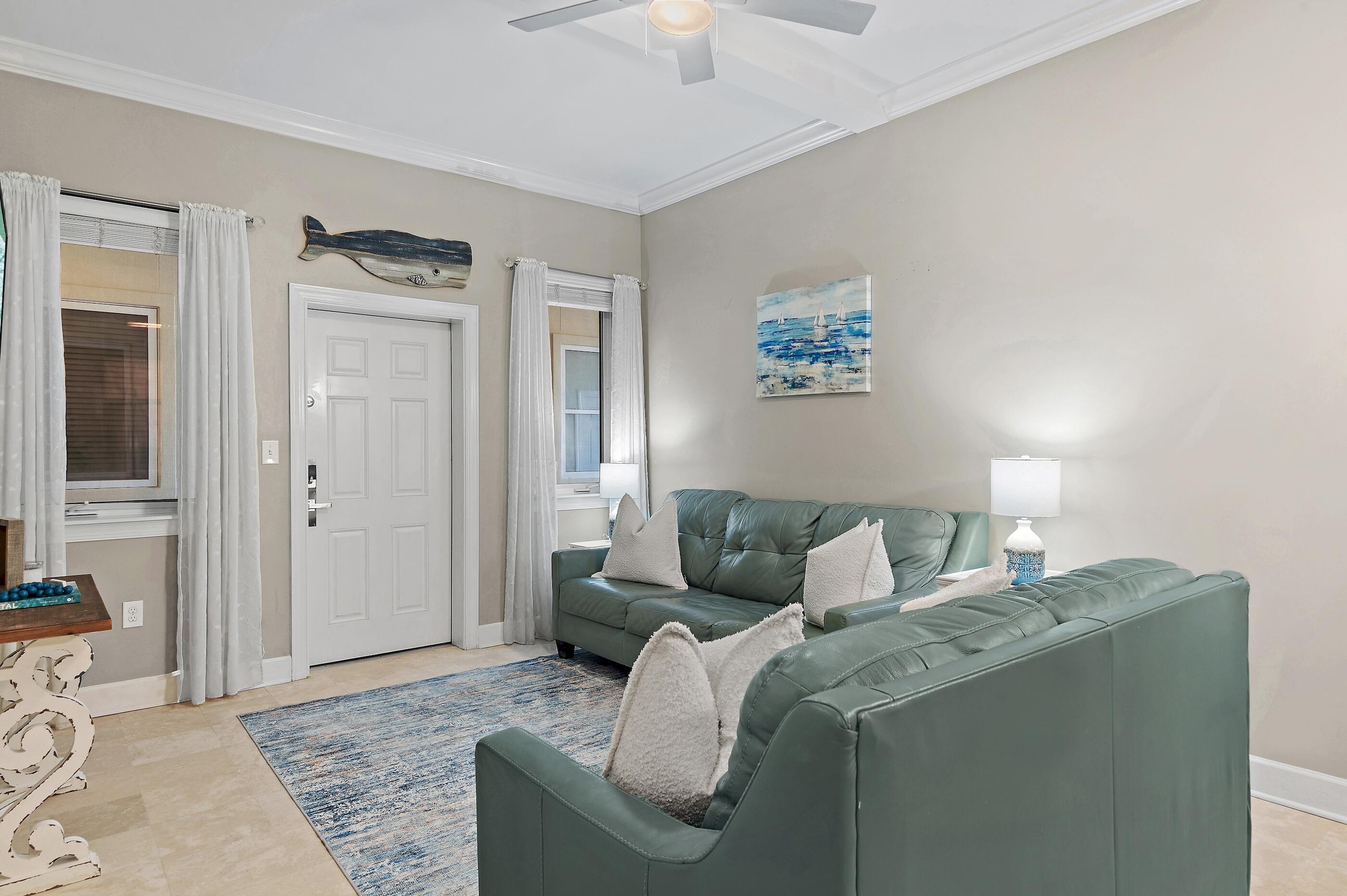 231 Somerset Bridge Road, Unit 2107 Santa Rosa Beach, FL 32459 - Photo 3 of 47 a living room with furniture and a rug