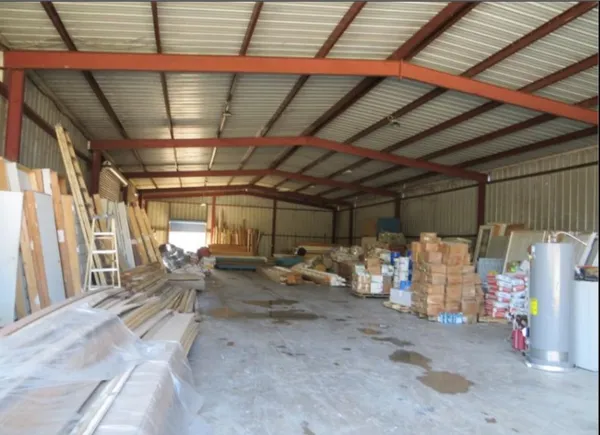 a view of storage and utility room