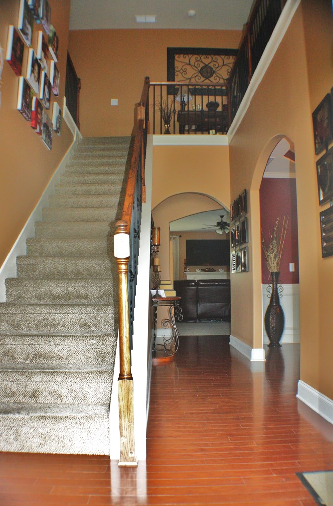 26 Riverside Landing Fort Mitchell, AL 36856 - Photo 9 of 65 a view of entryway and hall with wooden floor