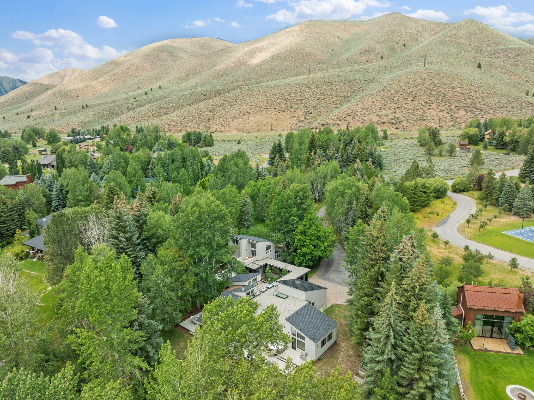 217 Canyon Road Hailey, ID 83333 - Photo 45 of 48 East Fork Aerial