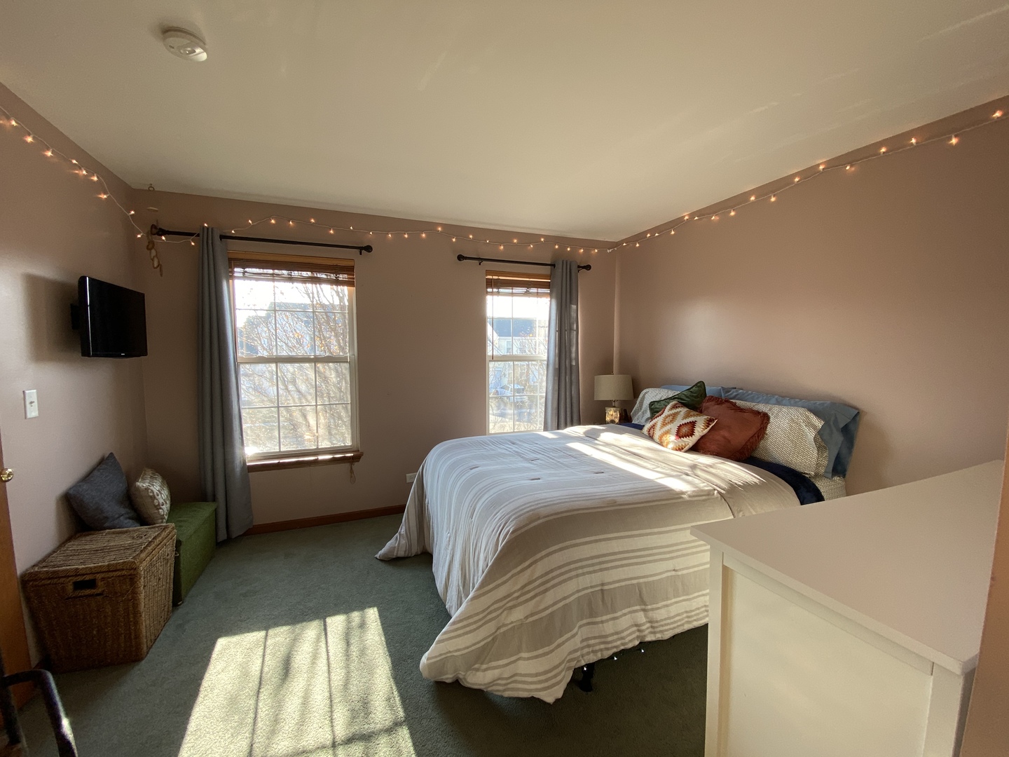 215 Wilkins Road Sycamore, IL 60178 - Photo 24 of 28 a bedroom with a bed and a couch