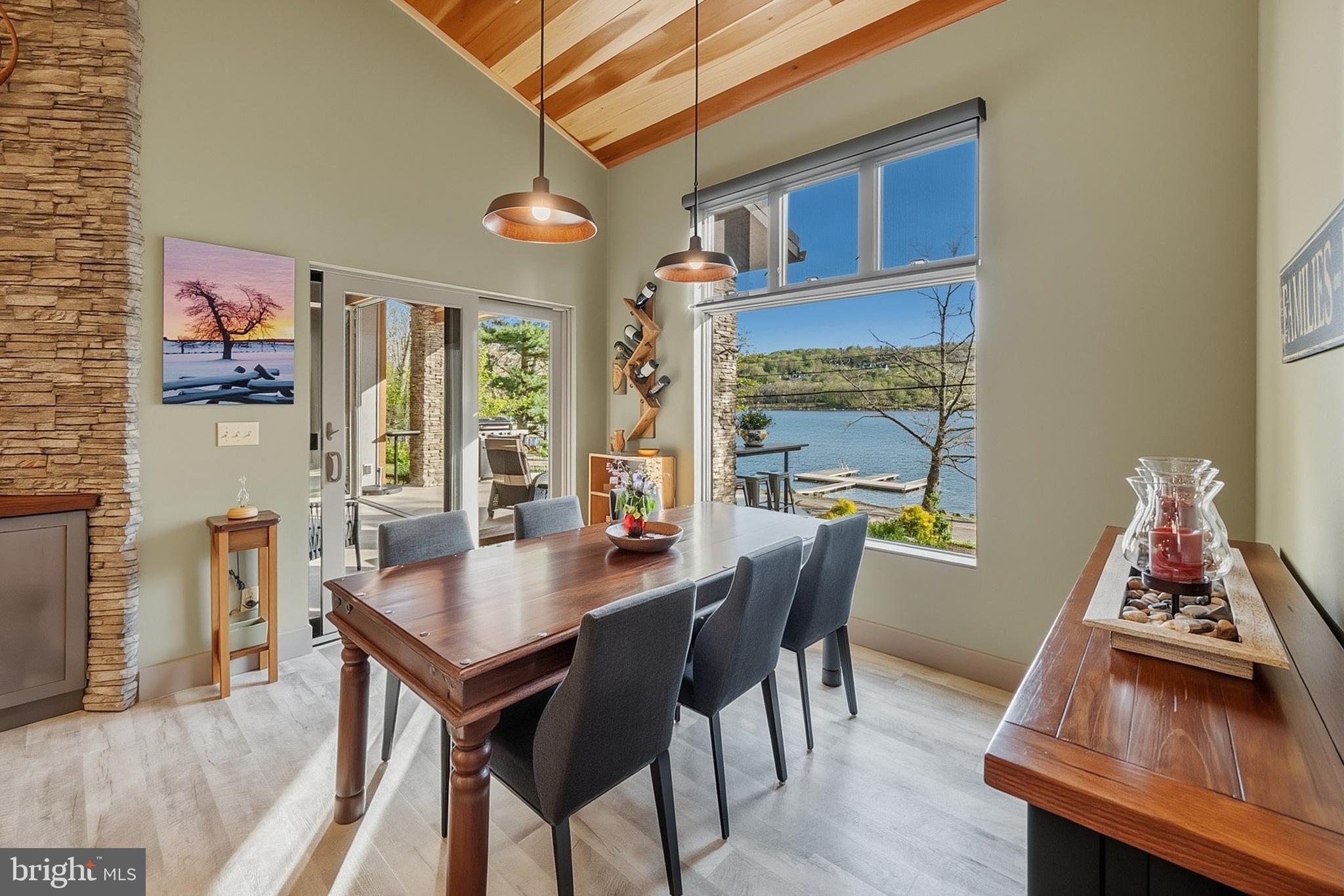 755 Rock Lodge Road McHenry, MD 21541 - Photo 21 of 85 Stunning lake views from the dining area