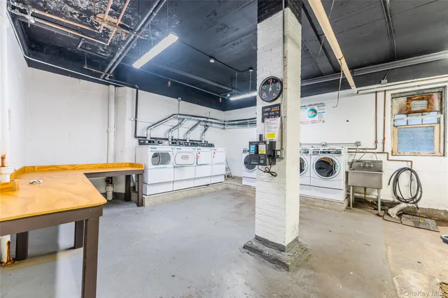 a view of storage and utility room