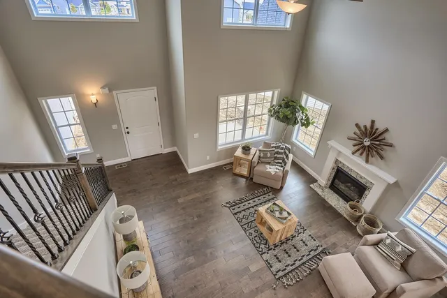 a view of hallway with bedroom