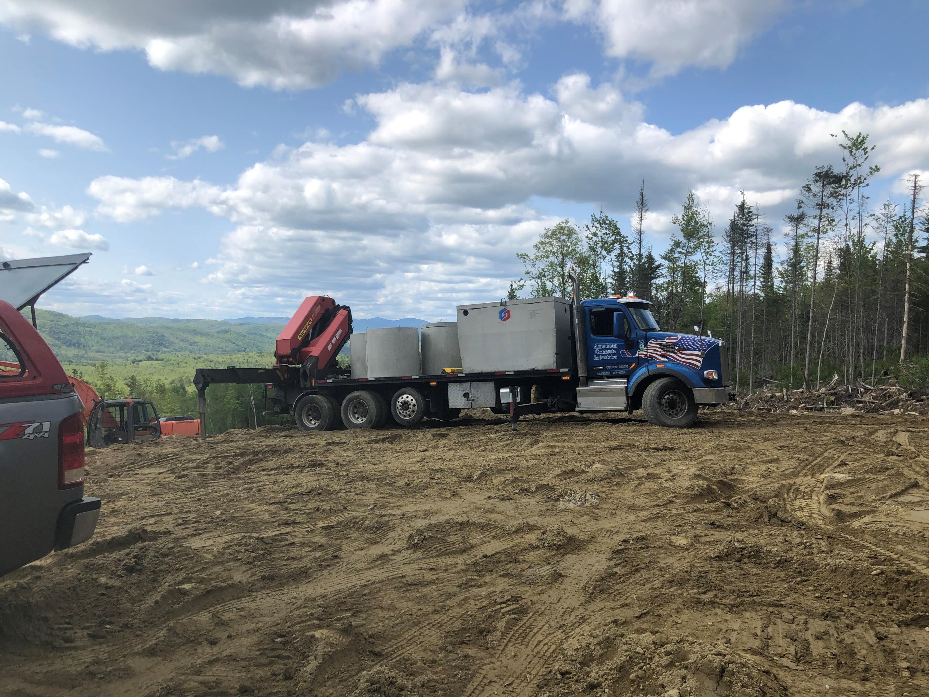 0 High Street Peru, ME 04290 - Photo 41 of 67 Installation of holding tank