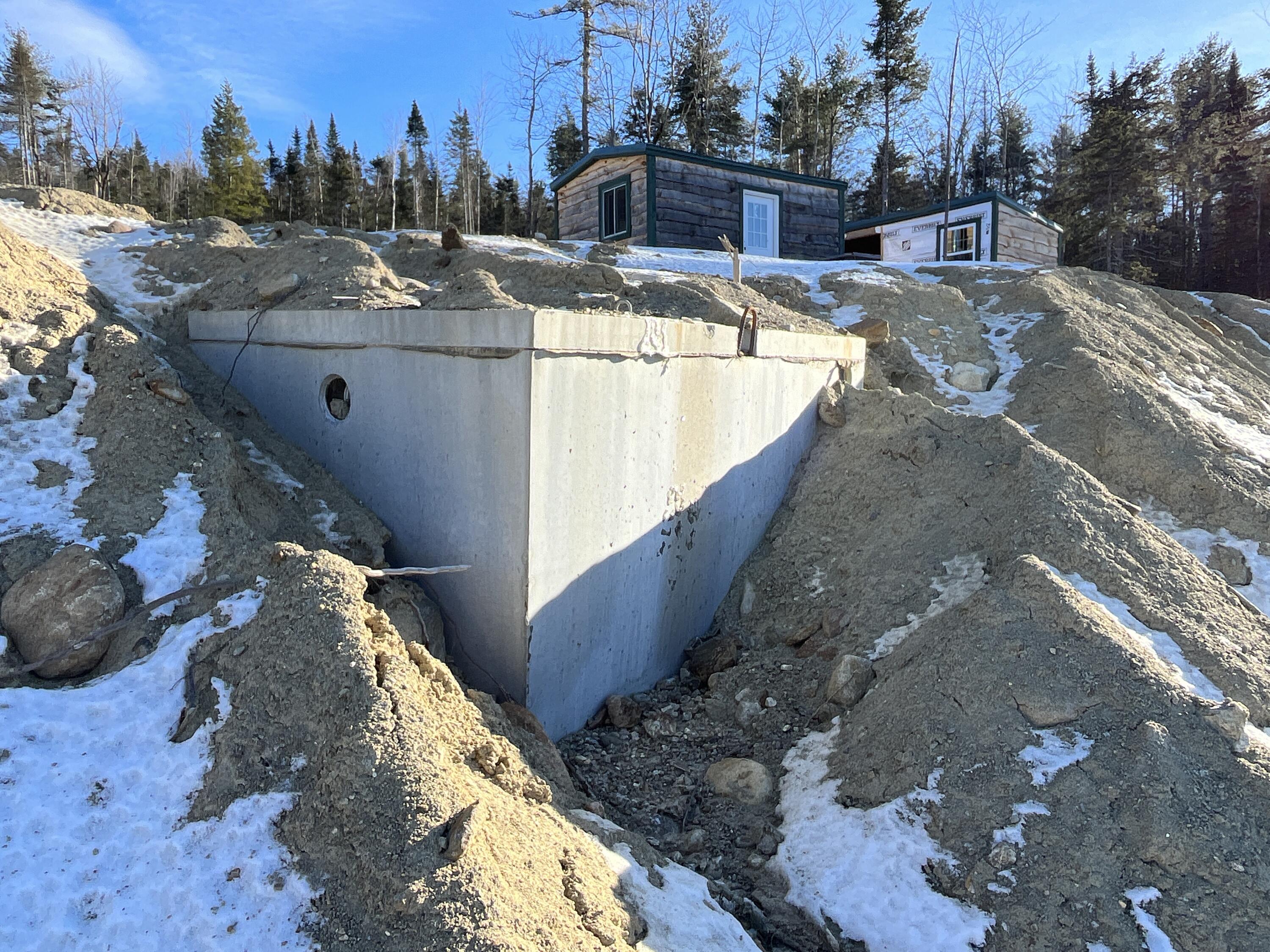0 High Street Peru, ME 04290 - Photo 42 of 67 concrete holding tank