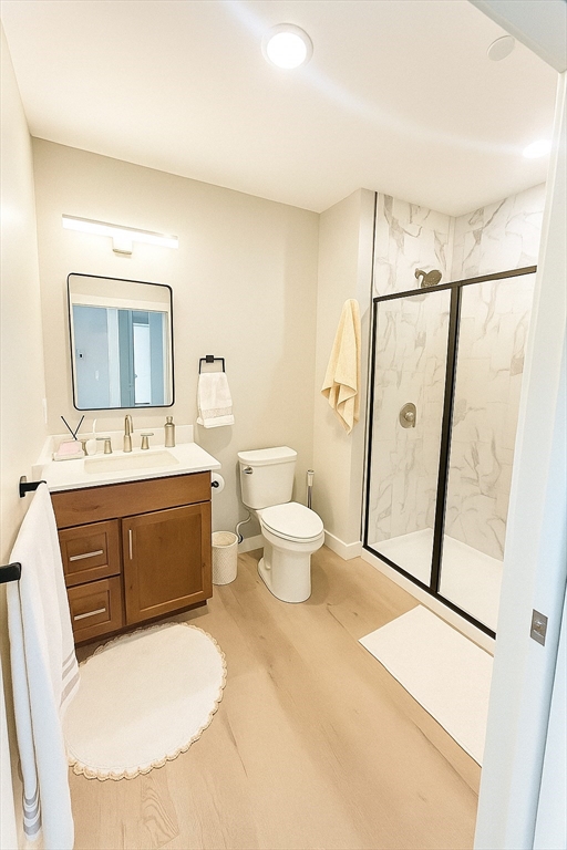 400 West Broadway, Unit 505 Boston, MA 02127 - Photo 16 of 18 a bathroom with a sink toilet and shower