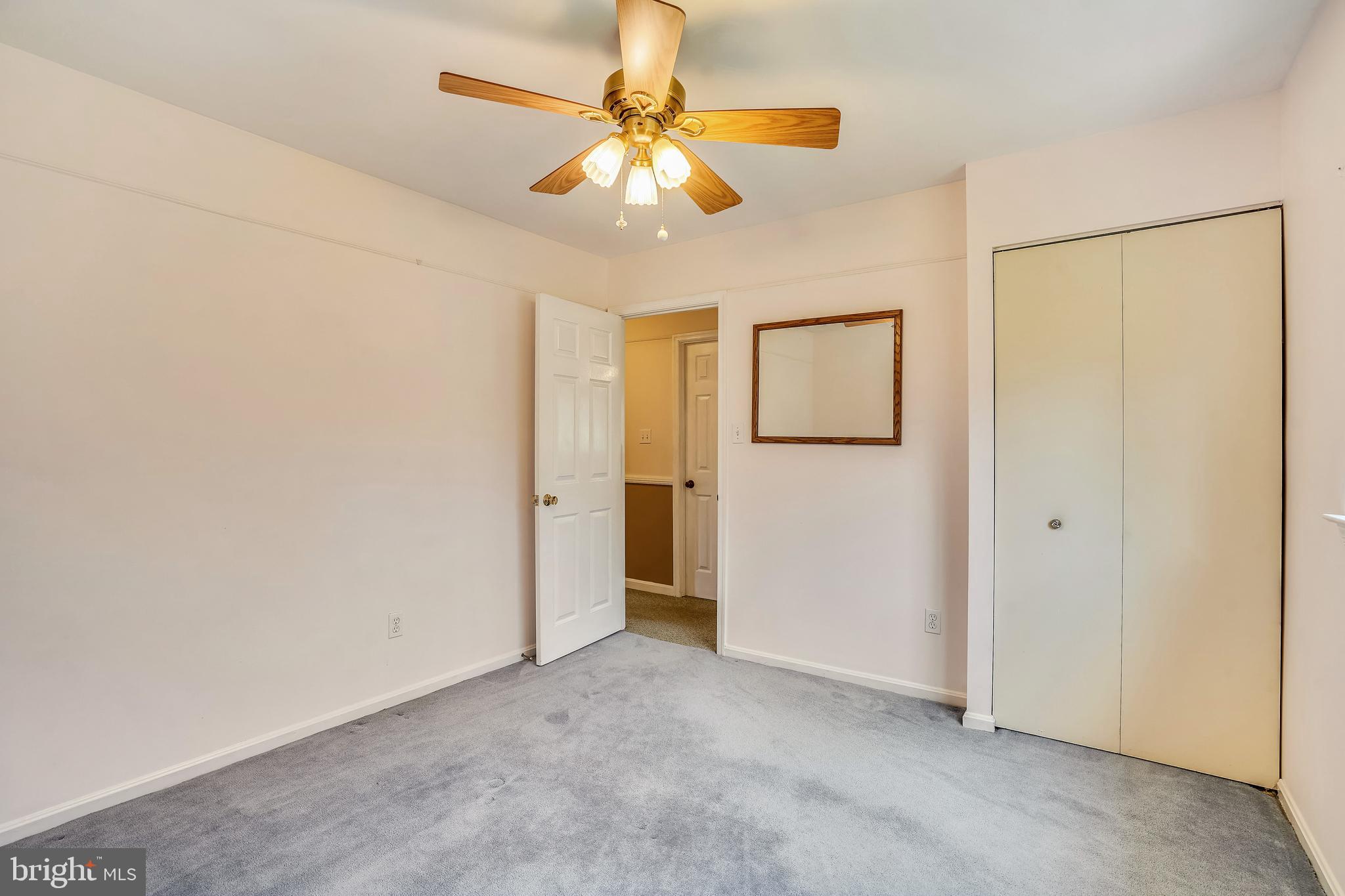 2414 Rosedown Drive Reston, VA 20191 - Photo 36 of 53 Upper Level Bedroom #3 with Ceiling Fan & Light