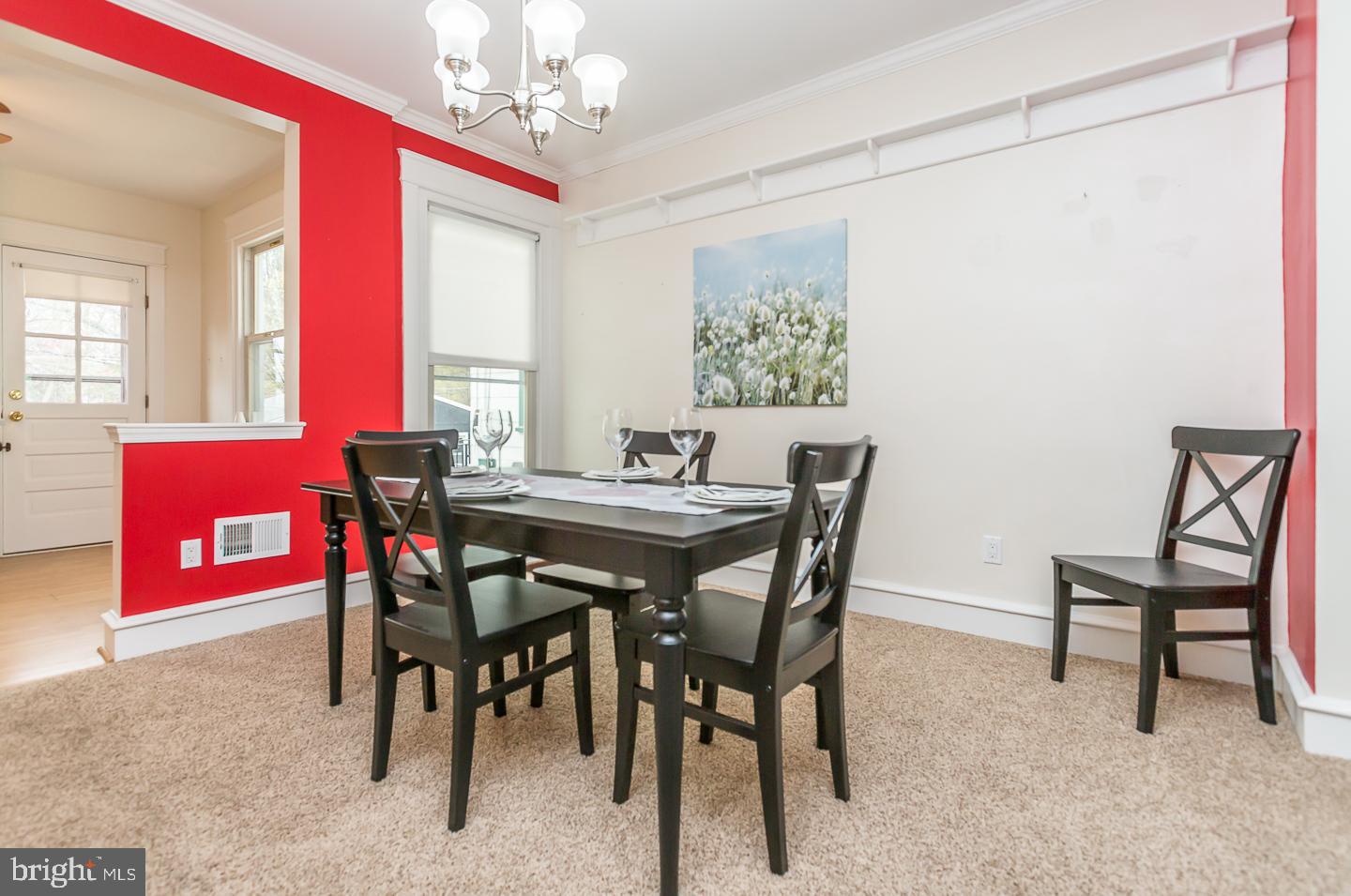 1469 Lawrence Road Havertown, PA 19083 - Photo 14 of 23 a view of a dining room with furniture and a chandelier