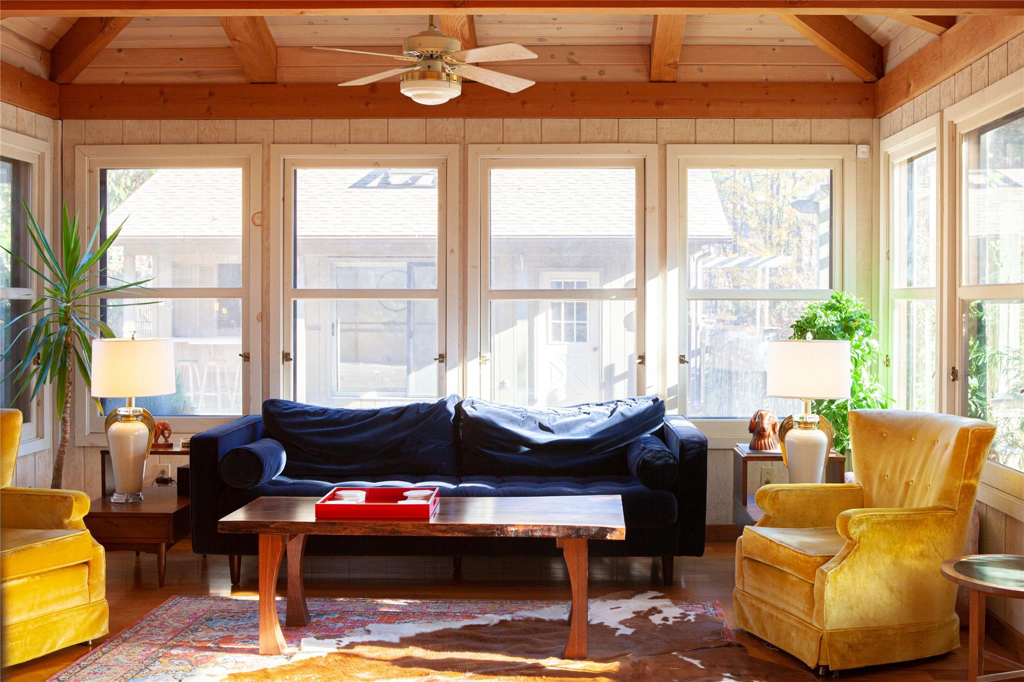 285 Sopok Road Elizaville, NY 12523 - Photo 4 of 29 a living room with furniture and floor to ceiling windows