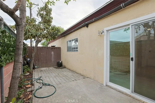 a view of a trees in front of a house