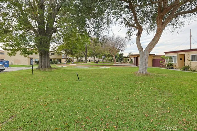 a view of a car parked in garage