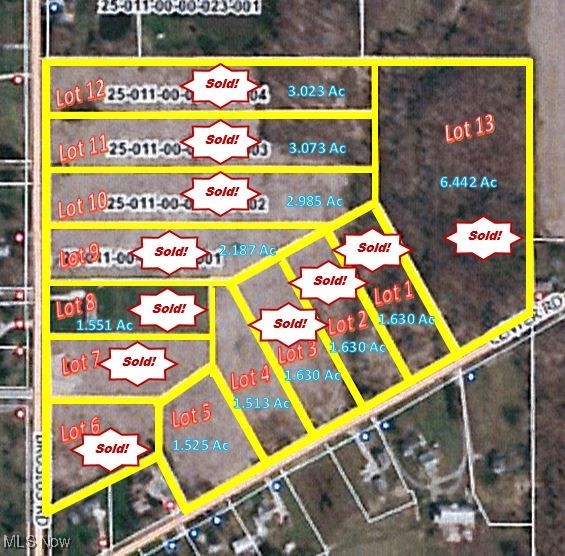 4-5 Center Road Garrettsville, OH 44231 - Photo 1 of 1 Map of property location with property boundaries highlighted
