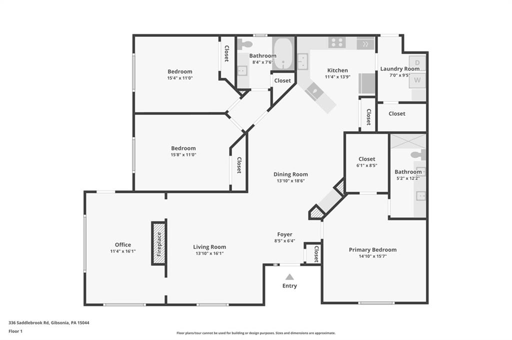 336 Saddlebrook Road Gibsonia, PA 15044 - Photo 35 of 35 a picture of a room with a white wall and white walls
