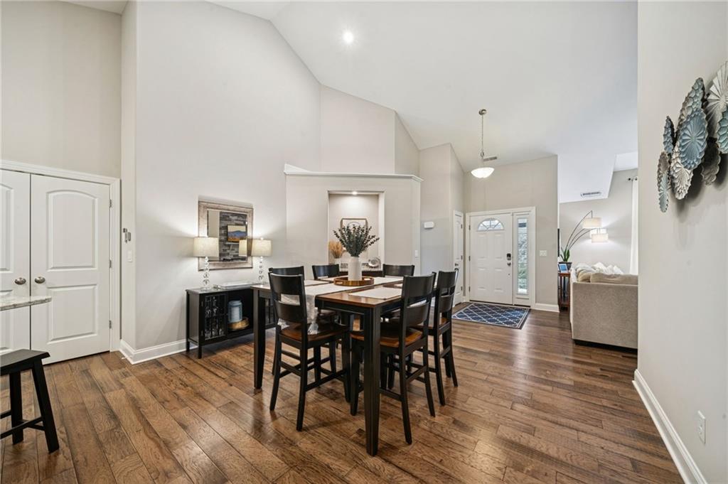336 Saddlebrook Road Gibsonia, PA 15044 - Photo 6 of 35 a view of a dining room with furniture and wooden floor