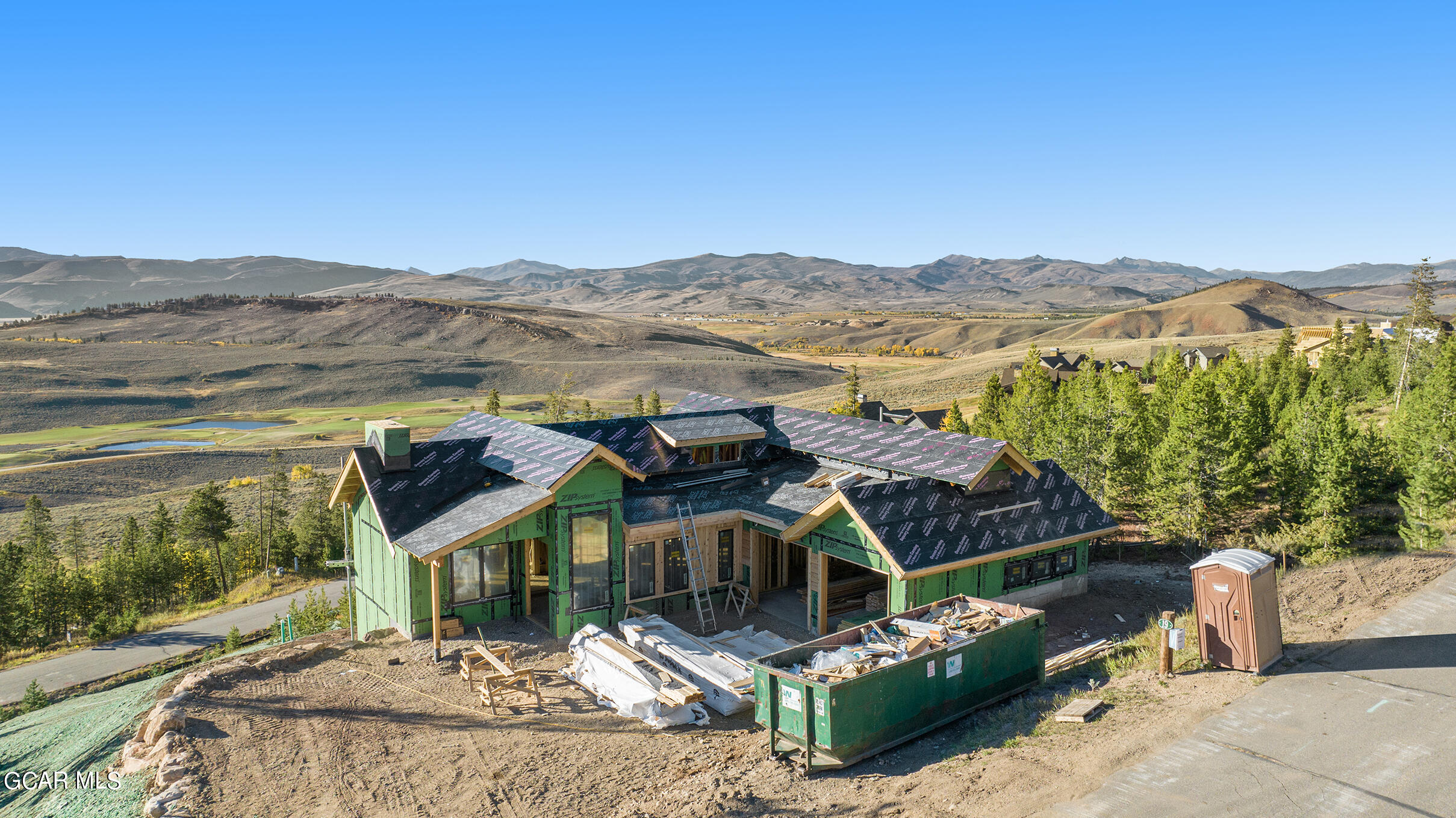 21 Thunderbolt Drive Granby, CO 80446 - Photo 8 of 28 a view of a house with a swimming pool and a mountain view