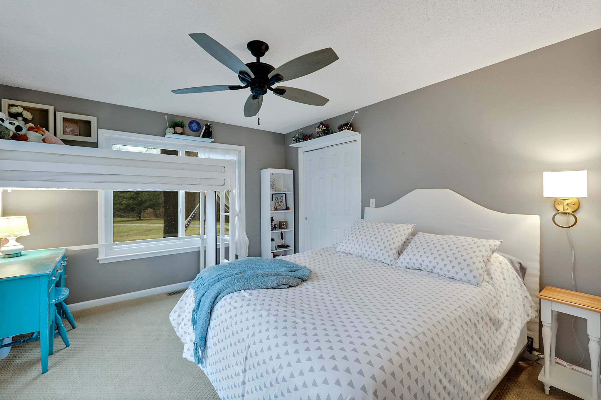 1820 Gravel Hill Road Columbia, TN 38401 - Photo 20 of 37 a bedroom with a bed a dresser and a window