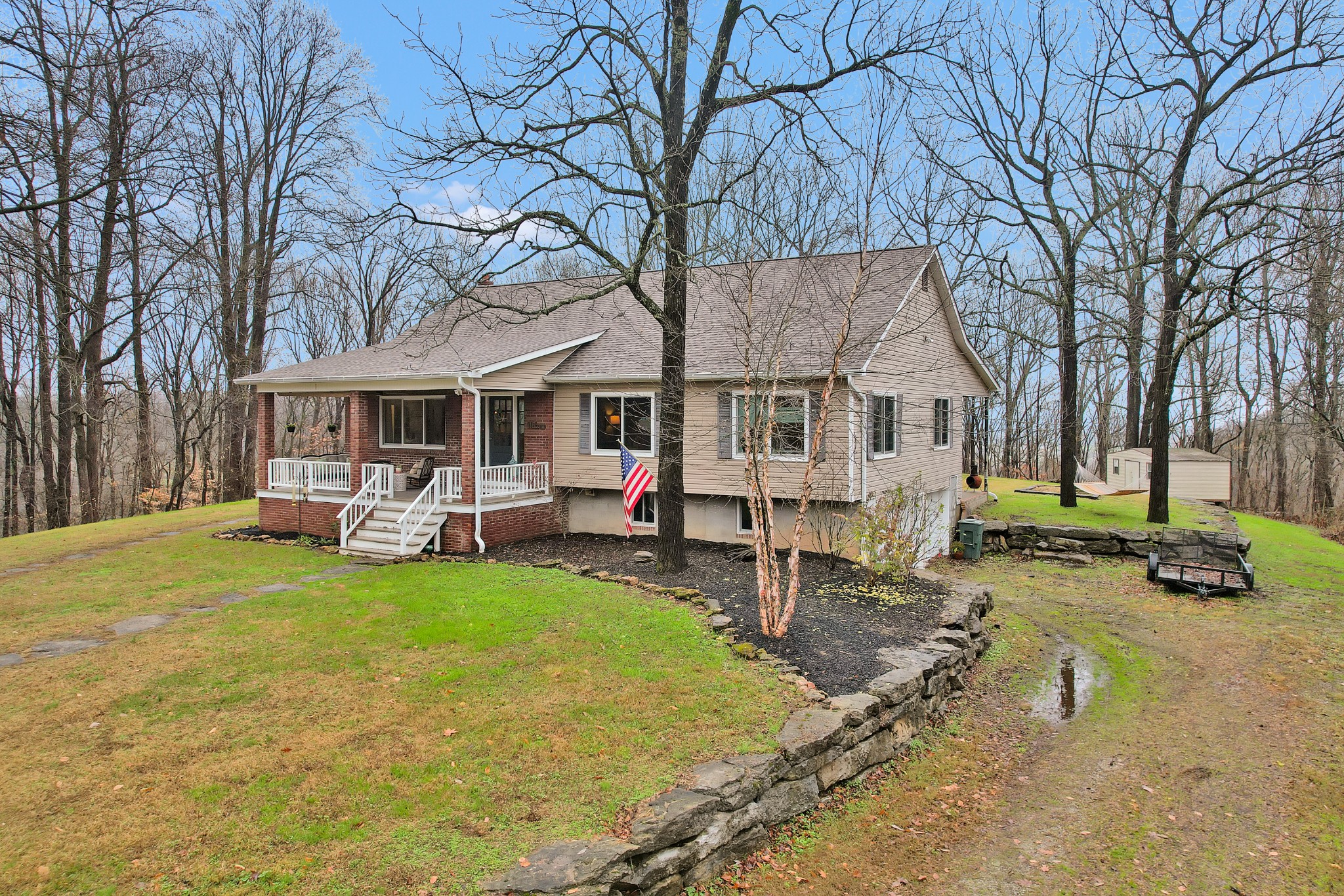 1820 Gravel Hill Road Columbia, TN 38401 - Photo 2 of 37 a view of a house with sitting area and a yard