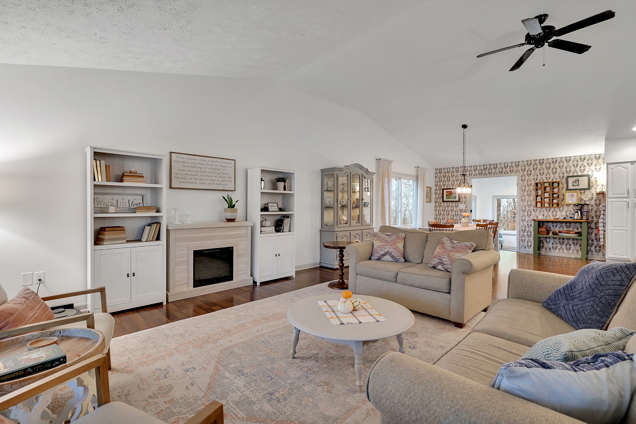 1820 Gravel Hill Road Columbia, TN 38401 - Photo 6 of 37 a living room with furniture white walls and white fireplace