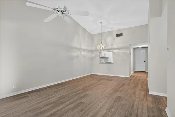wooden floor in an empty room