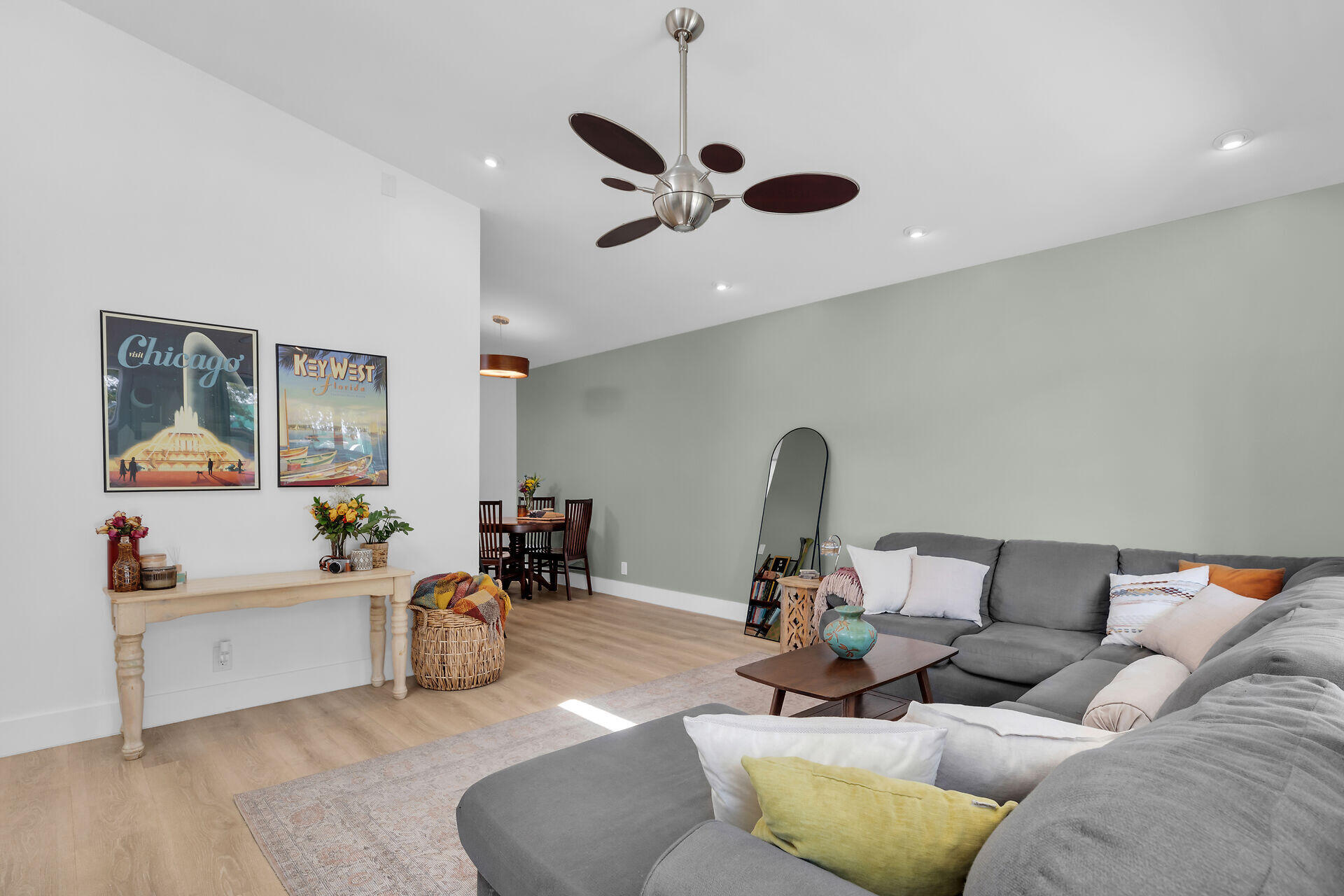 1440 17th Street Key West, FL 33040 - Photo 5 of 37 a living room with furniture and a chandelier