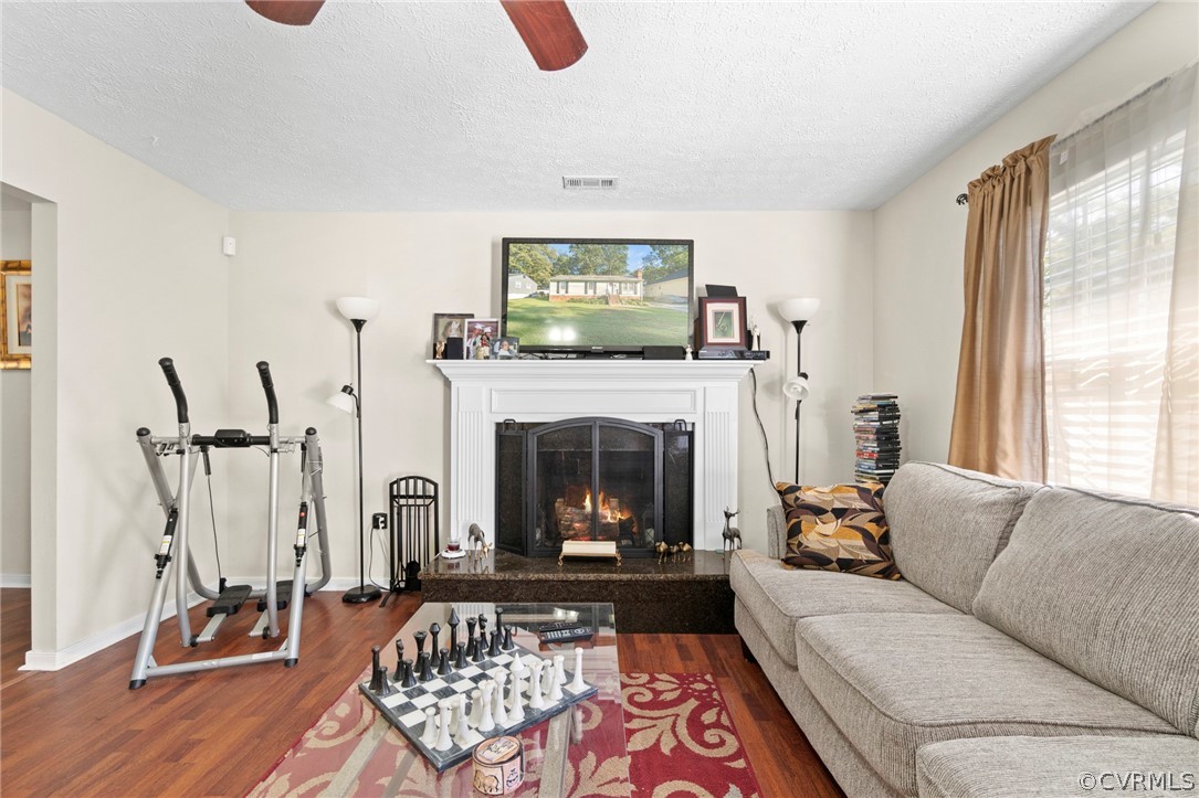 6209 Walderbrook Road Richmond, VA 23234 - Photo 4 of 35 a living room with furniture fireplace and window