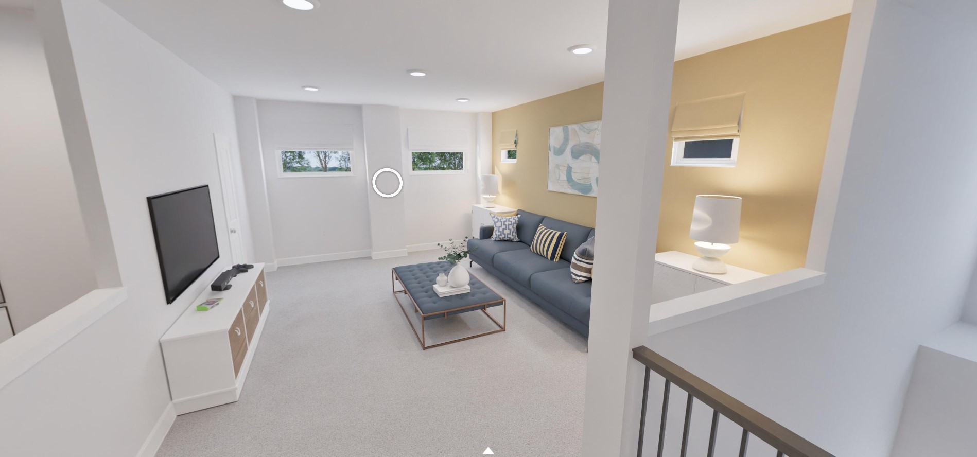 31119 Riley Hts Drive Fulshear, TX 77441 - Photo 25 of 34 a living room with furniture and a flat screen tv