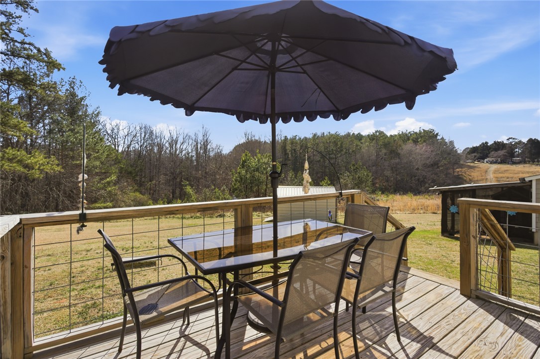 158 State Rd S-37-175 Seneca, SC 29672 - Photo 26 of 43 This spacious deck offers a tranquil retreat with expansive views of nature.