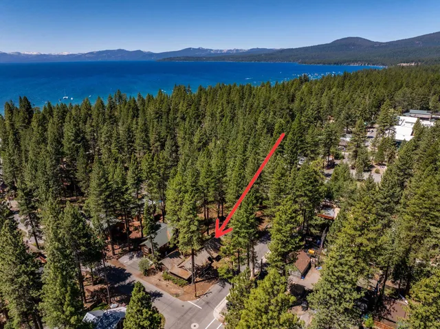 a view of a city with sunset