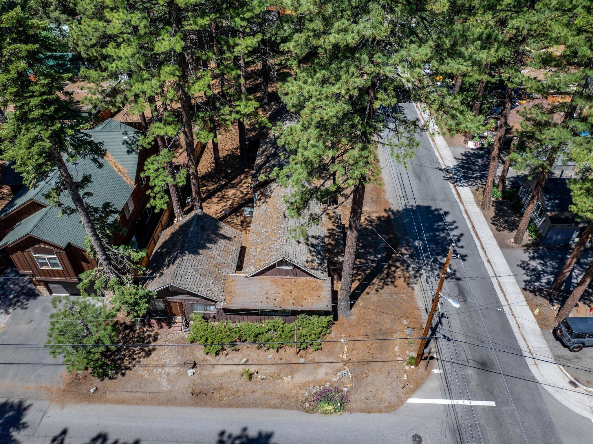 441 Bear Street Kings Beach, CA 96143 - Photo 7 of 26 an aerial view of a yard