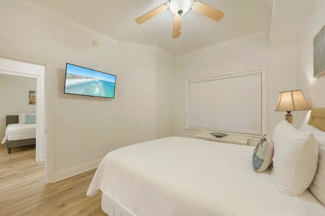 a balcony with furniture and city view