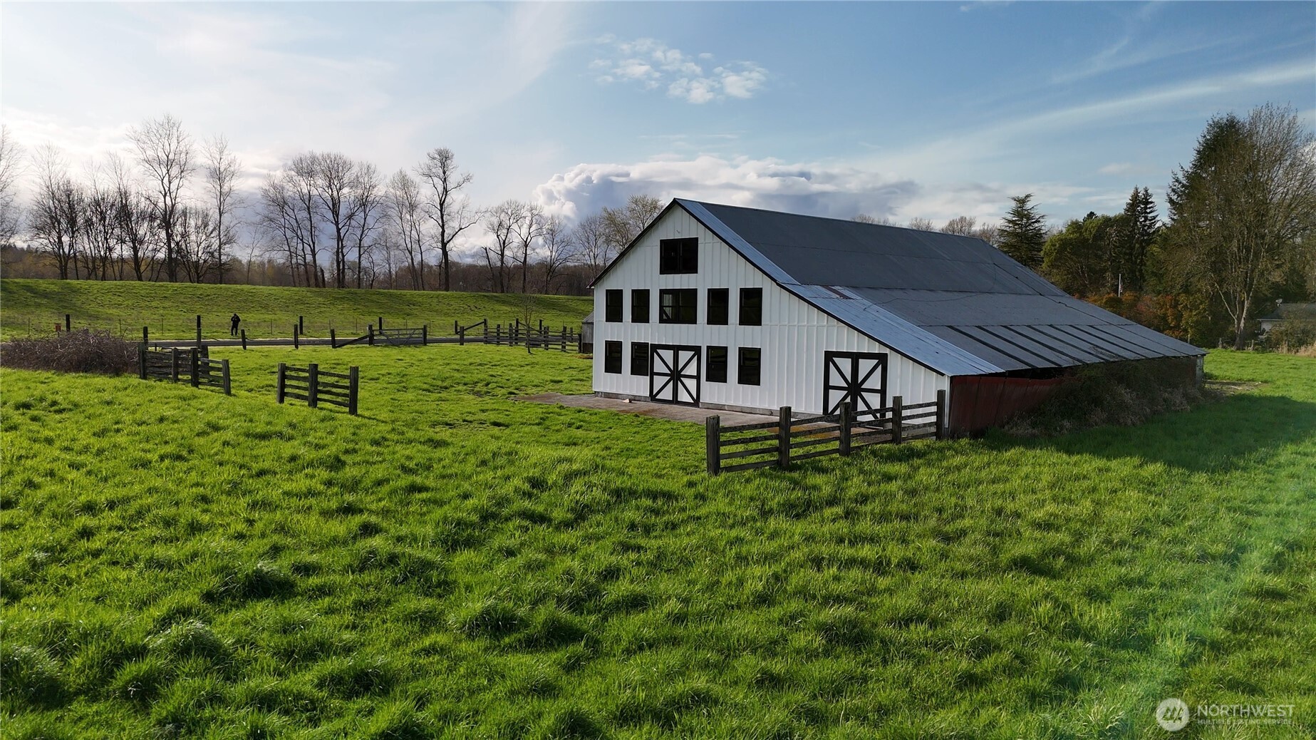 151 Barlow Point Road Longview, WA 98632 - Photo 12 of 34 a view of a house with a big yard and large trees