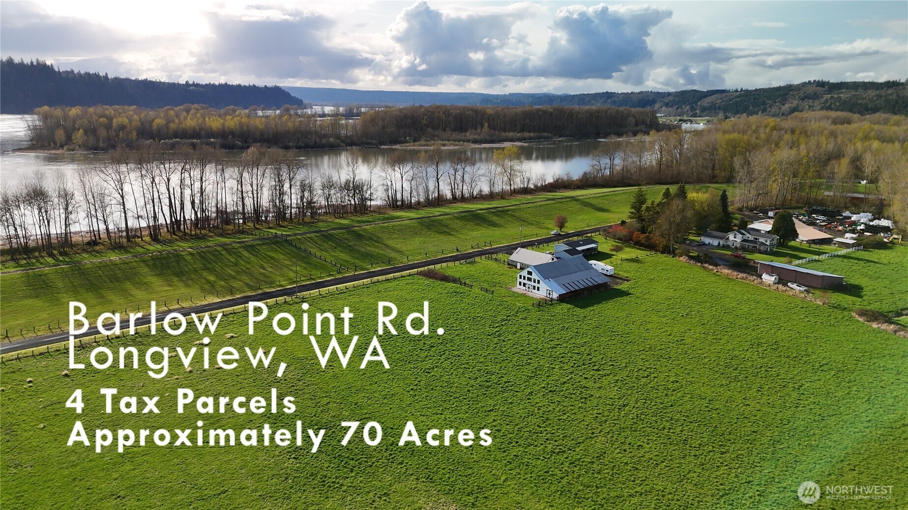 151 Barlow Point Road Longview, WA 98632 - Photo 34 of 34 a garden with river in front of it