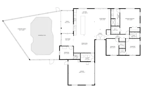 a picture of floor plan