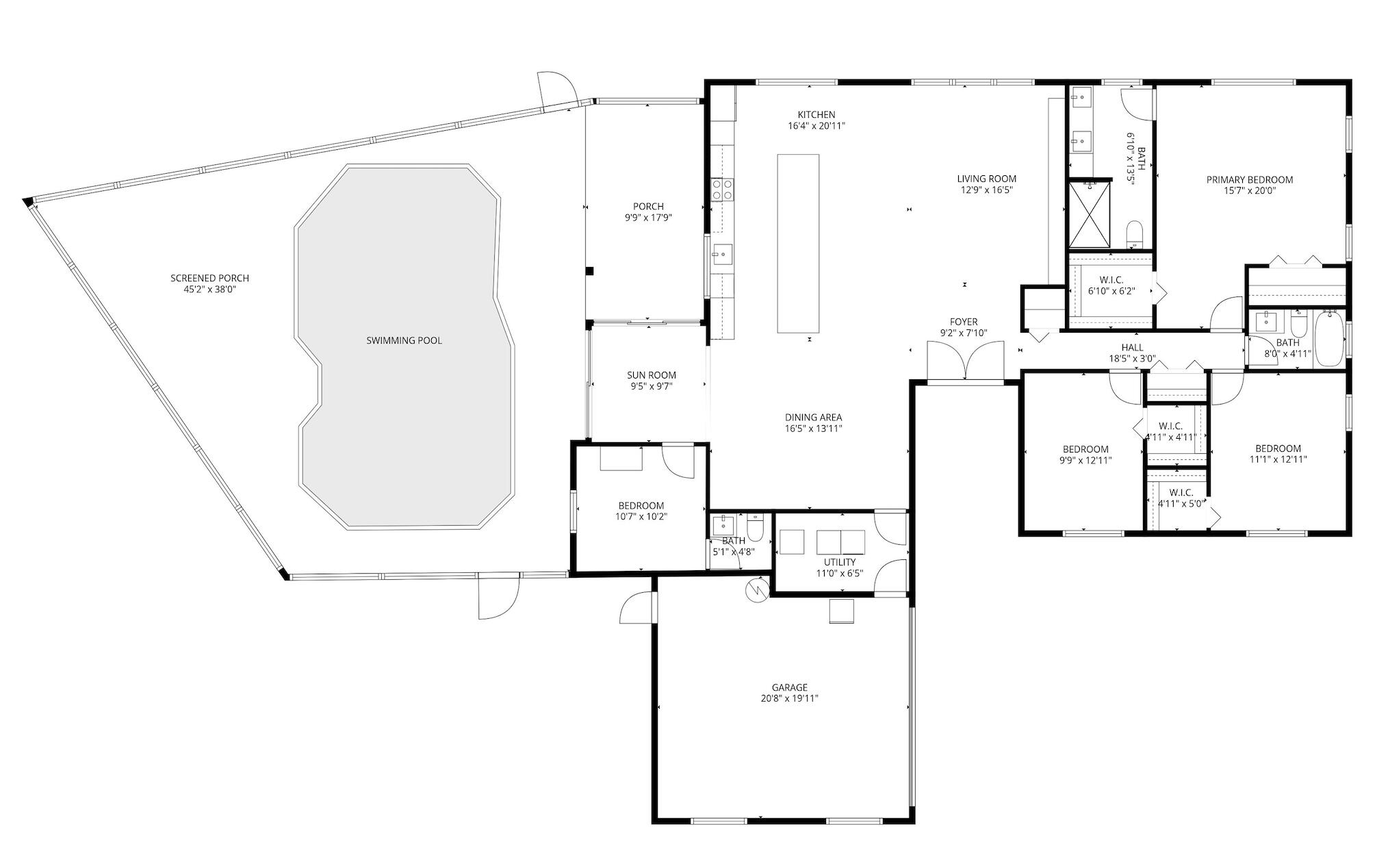 1431 Rudder Cove Wellington, FL 33414 - Photo 22 of 22 a picture of floor plan