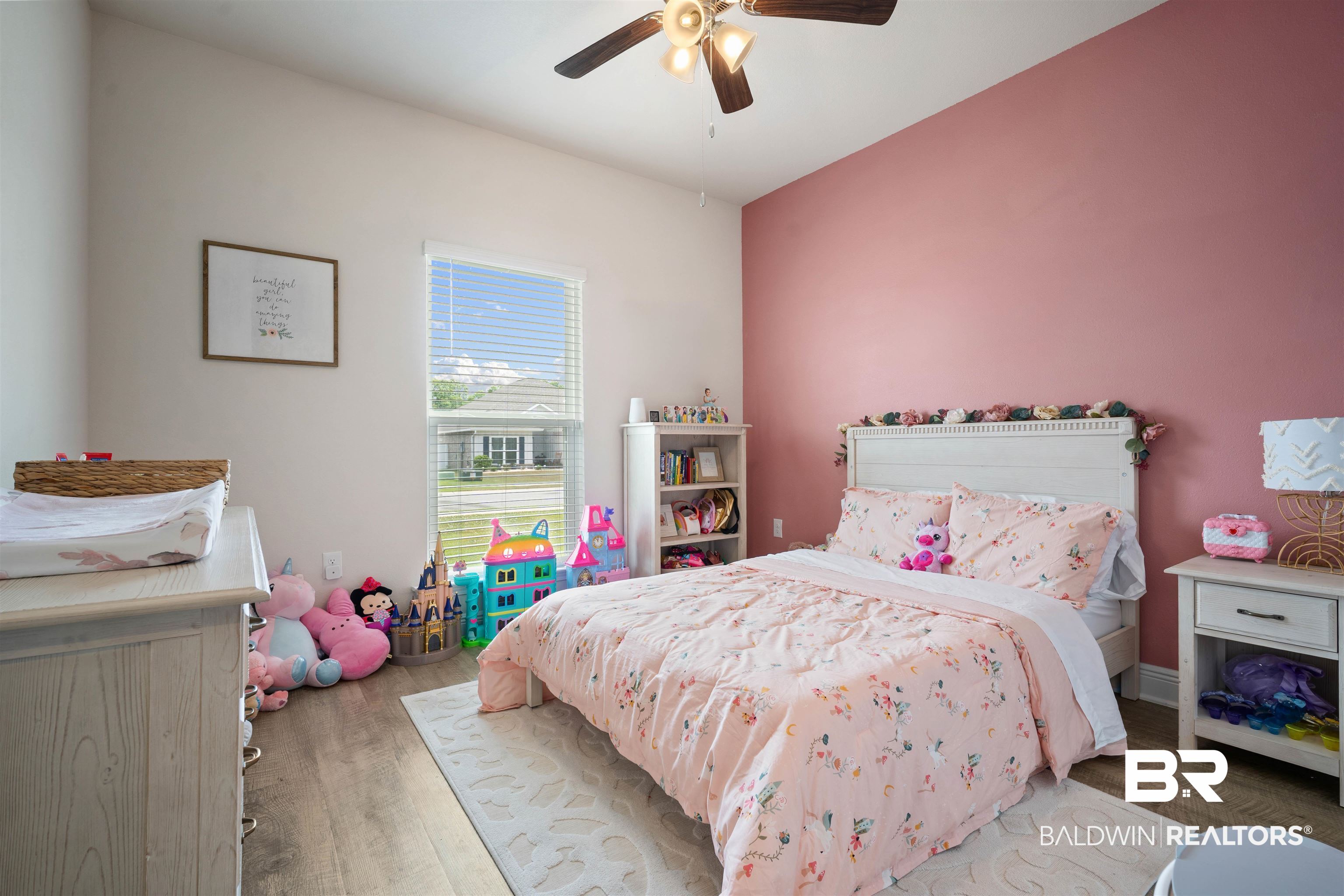 11021 Native Dancer Way Daphne, AL 36526 - Photo 19 of 35 Bedroom with wood finished floors and ceiling fan