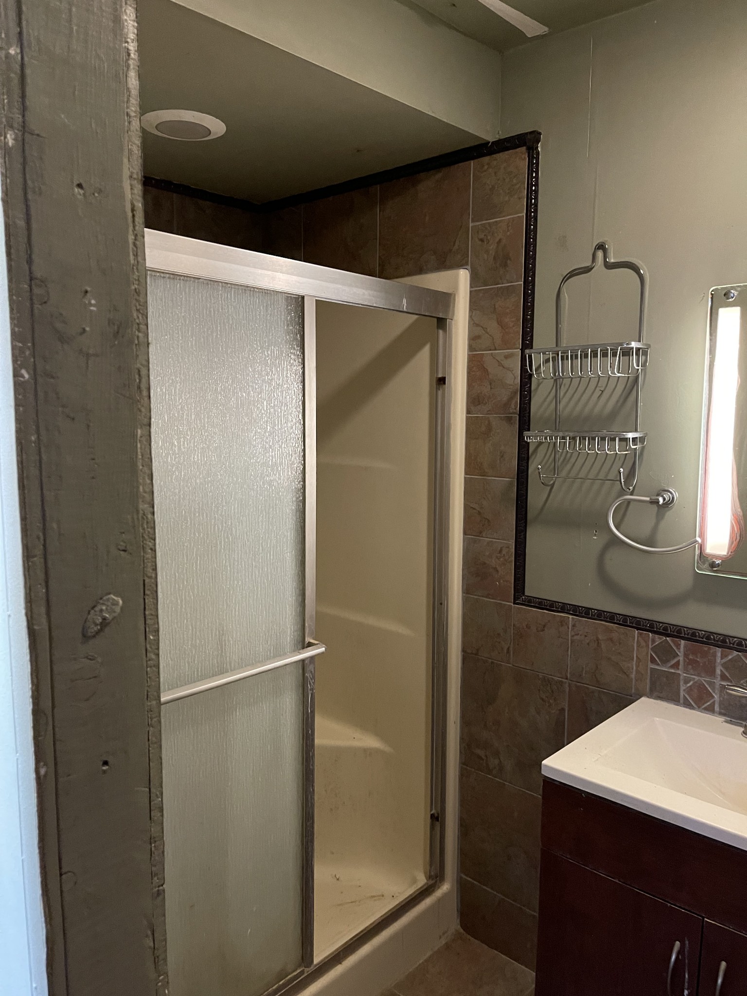 4426 William Woodard Road Springfield, TN 37172 - Photo 11 of 17 a bathroom with a mirror sink and shower