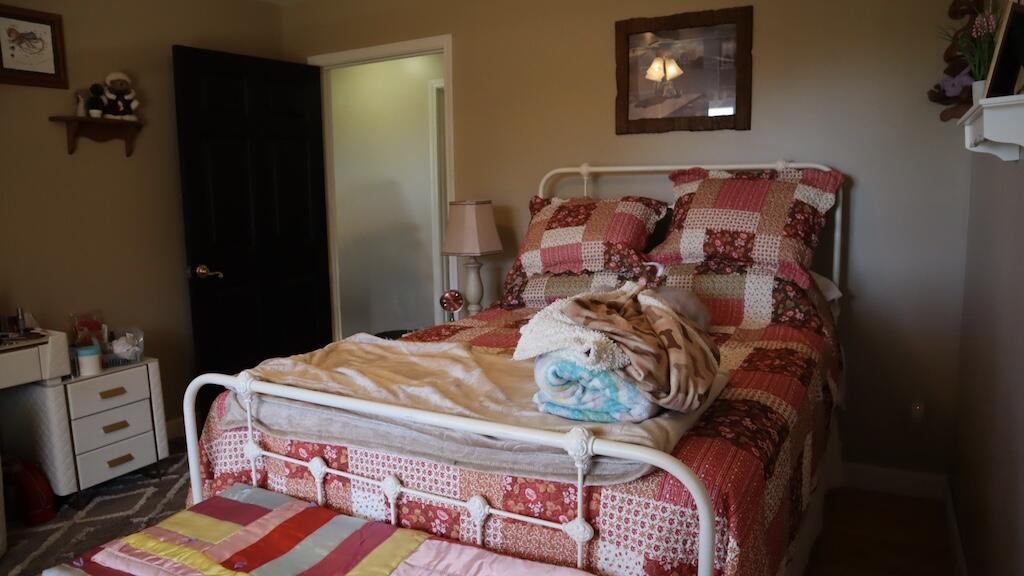 1247 Cannady School Road Southeast Floyd, VA 24091 - Photo 19 of 54 a bed sitting in a bedroom next to a window with tv