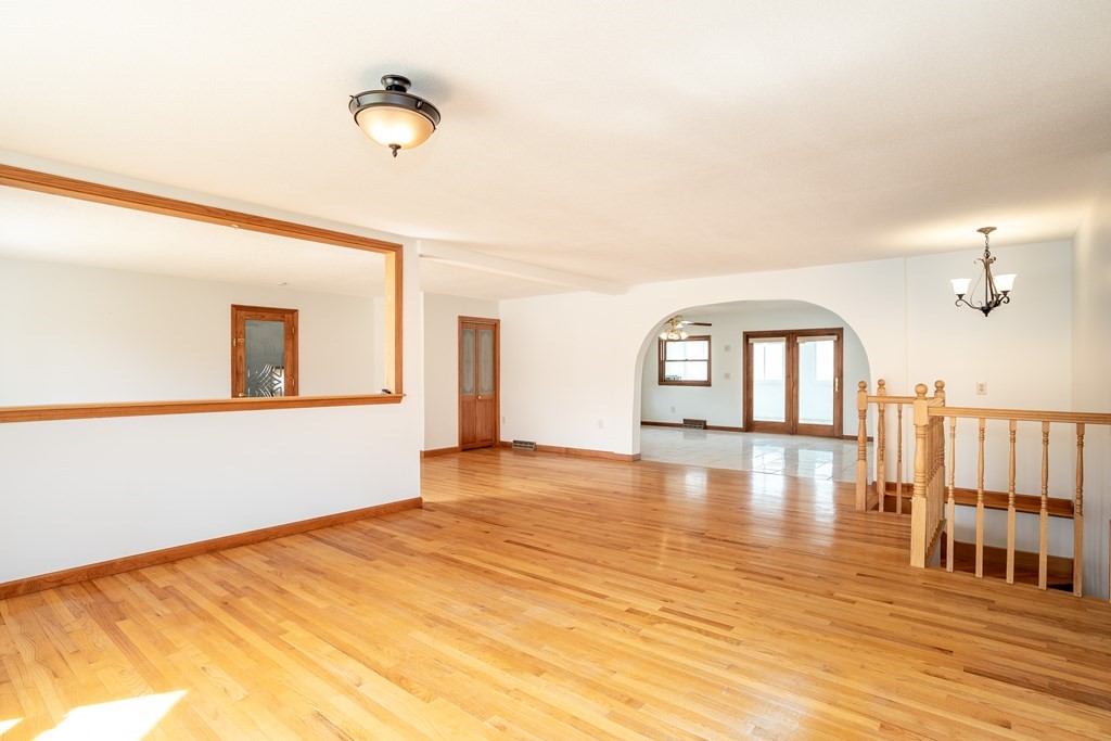 127 Upper Hampden Road Monson, MA 01057 - Photo 18 of 42 a view of empty room with wooden floor and fan
