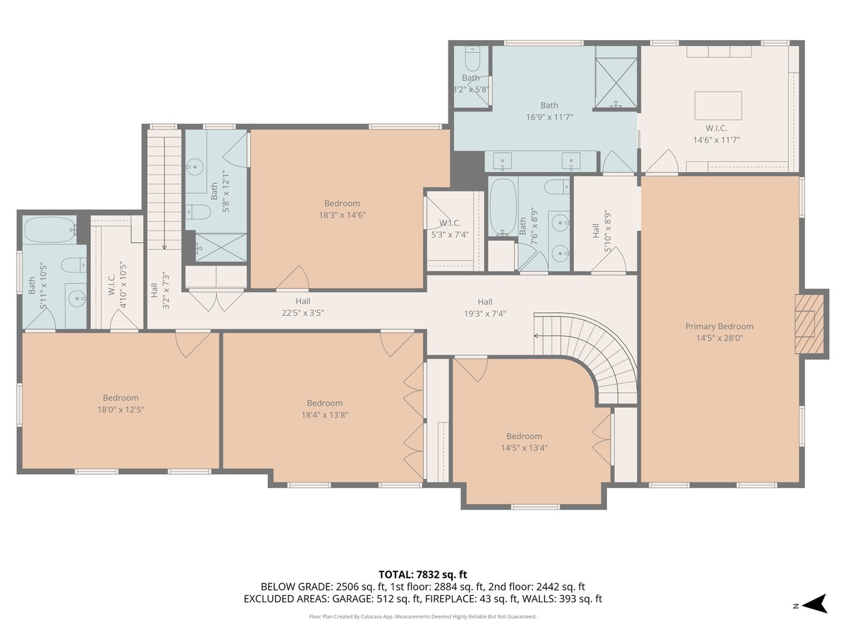 861 Bell Lane Winnetka, IL 60093 - Photo 56 of 57 a picture of a floor plan