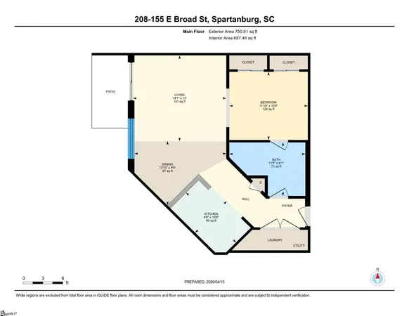 $235,000 | 155 East Broad Street, Unit 208, Spartanburg, SC 29306